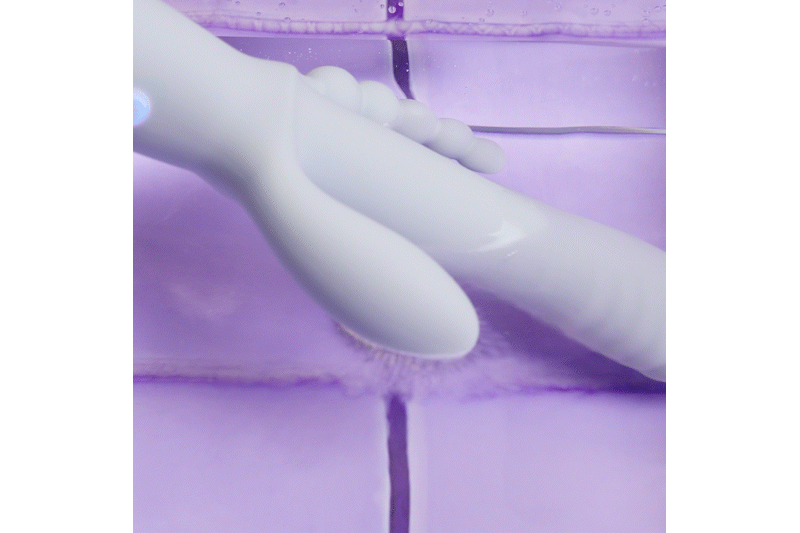 Good Vibes Only - Triple Stimulation Vibe - Soft Silicone - Blauw