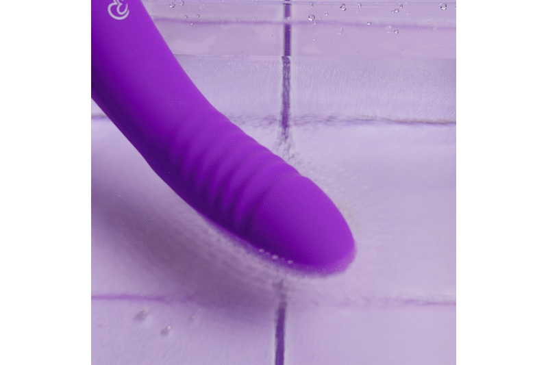 Pleasure Pump Met G-Spot Vibrator - Paars