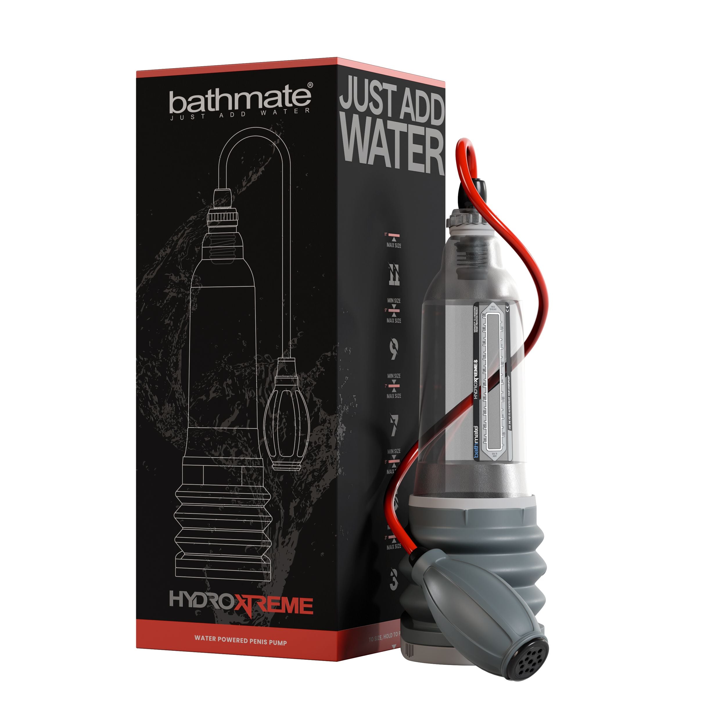 Bathmate - HydroXtreme8 Penis Pomp - Transparant