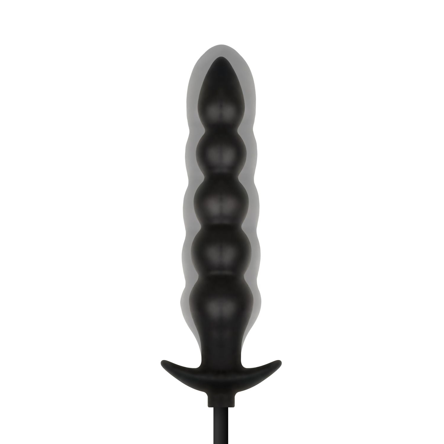 Anal Collection - Opblaasbare Dildo met Pomp 20 cm - Zwart