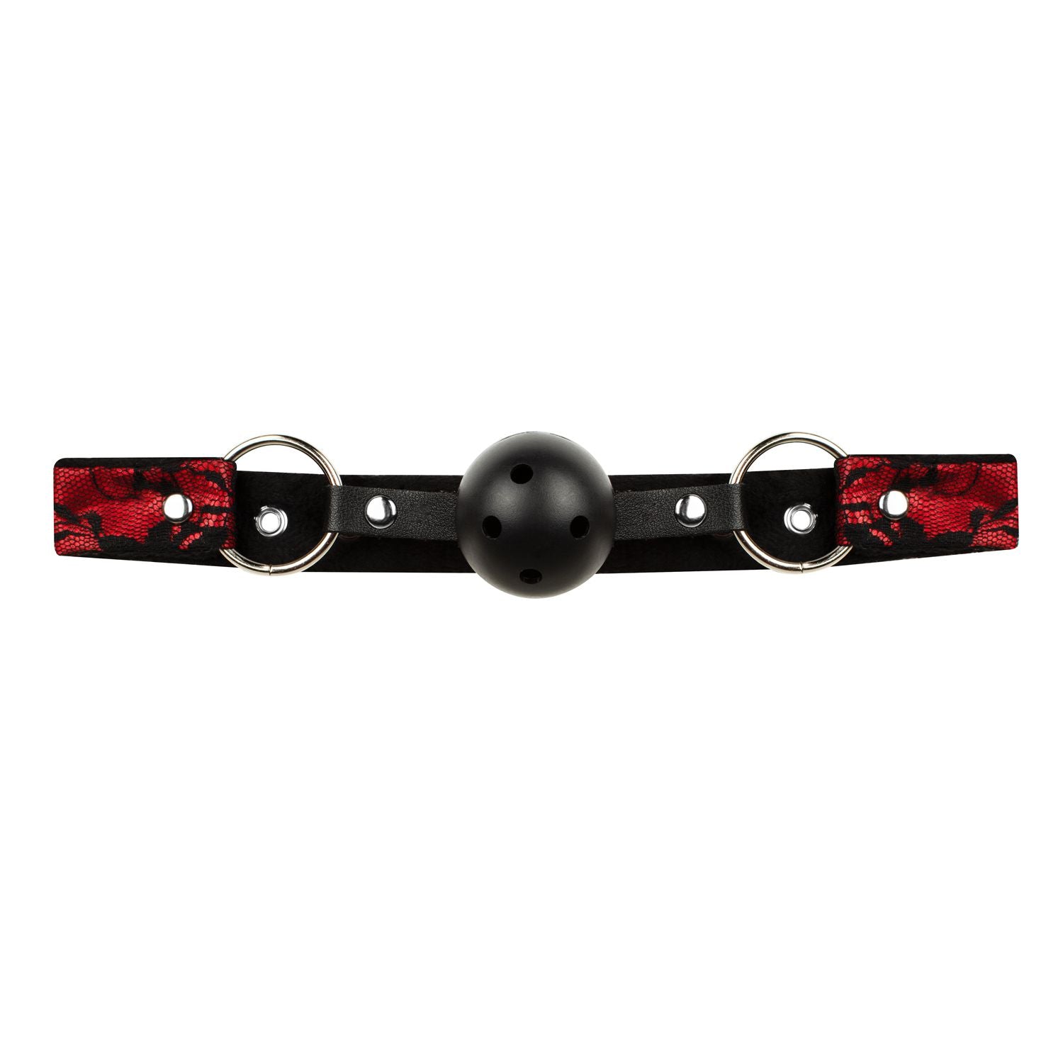 Bedroom Fantasies - Lace & Leather Look - 8-delige Bondage Set - Rood