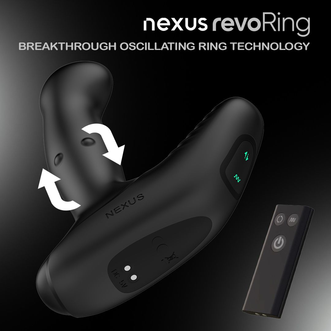 Nexus - REVO RING Roterende Prostaat Vibrator Met Afstandsbediening
