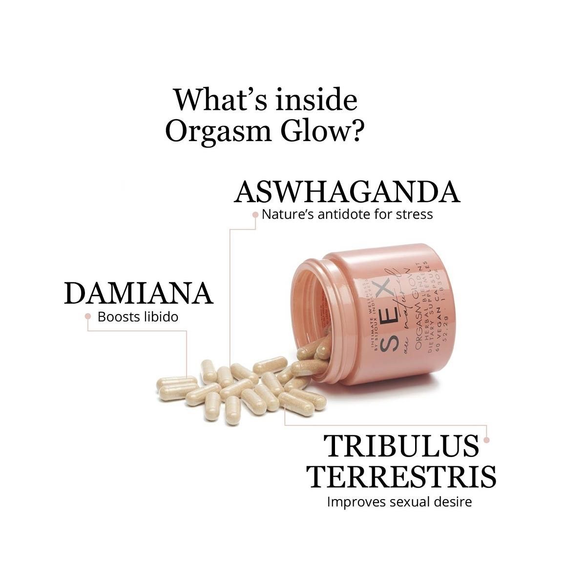 Bijoux Indiscrets - Sex au Naturel Orgasm Glow Voedingssupplement