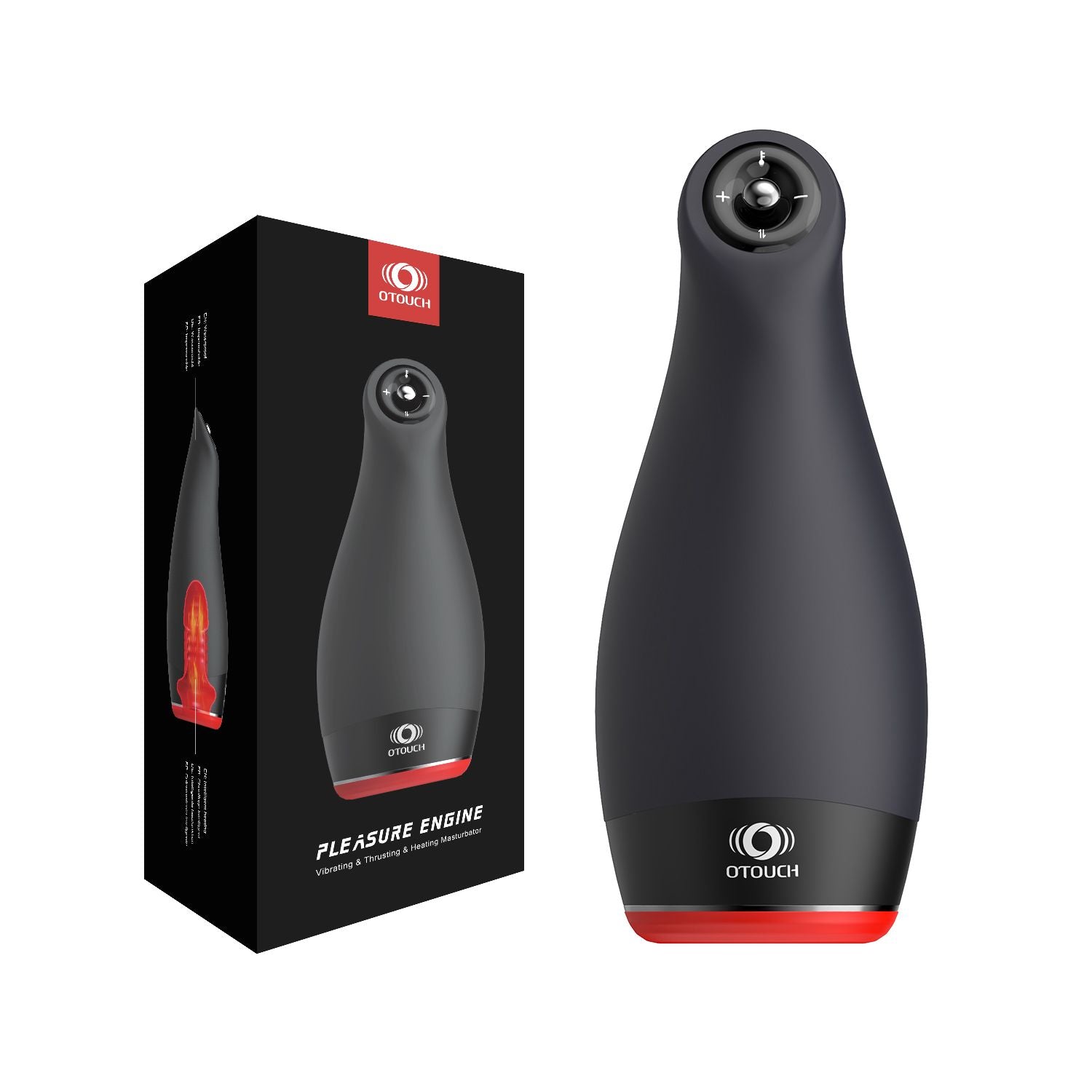 OTOUCH - Pleasure Engine Verwarmende, Stotende en Vibrerende Masturbator