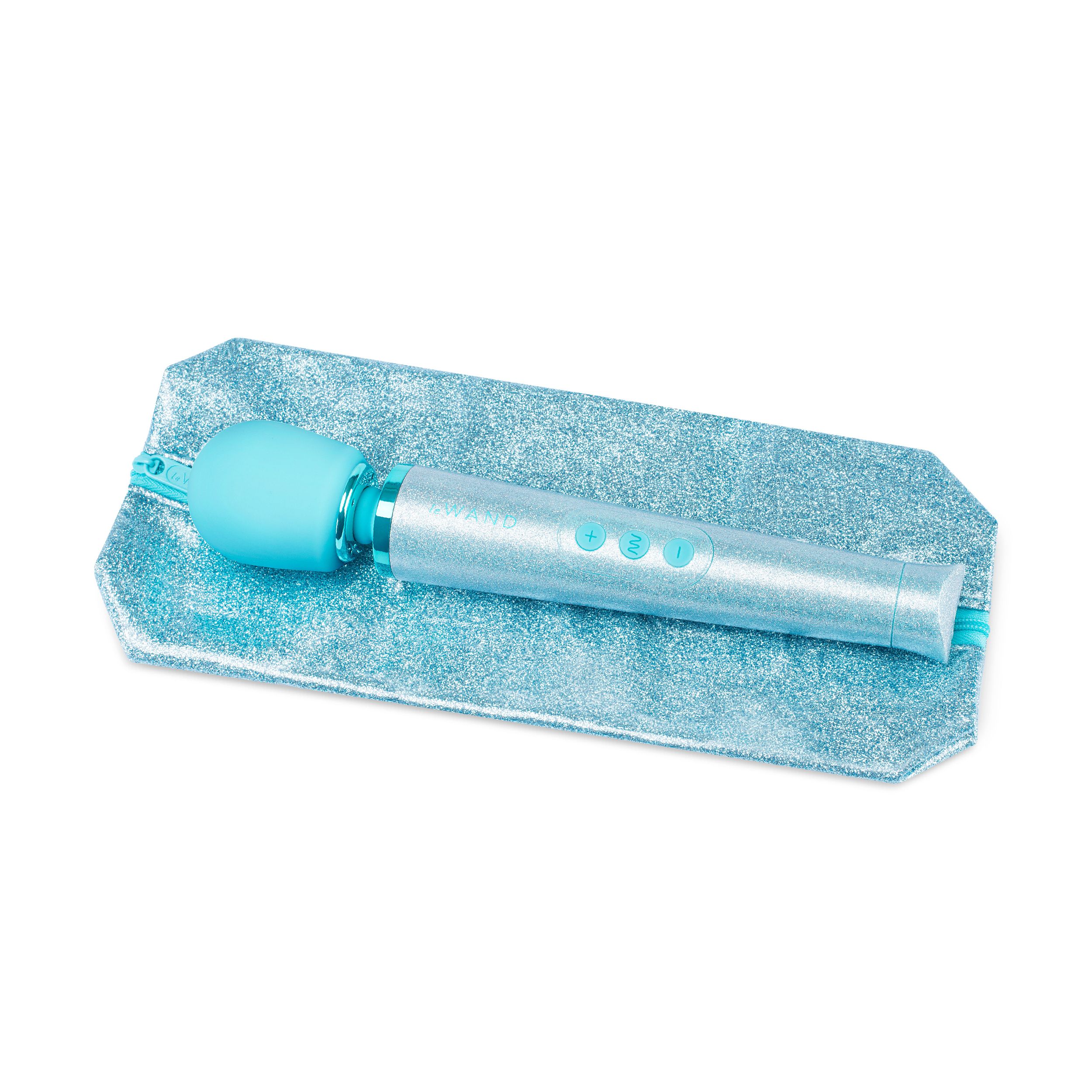 Le Wand – Petite All That Glimmers Wand Vibrator – Blauw