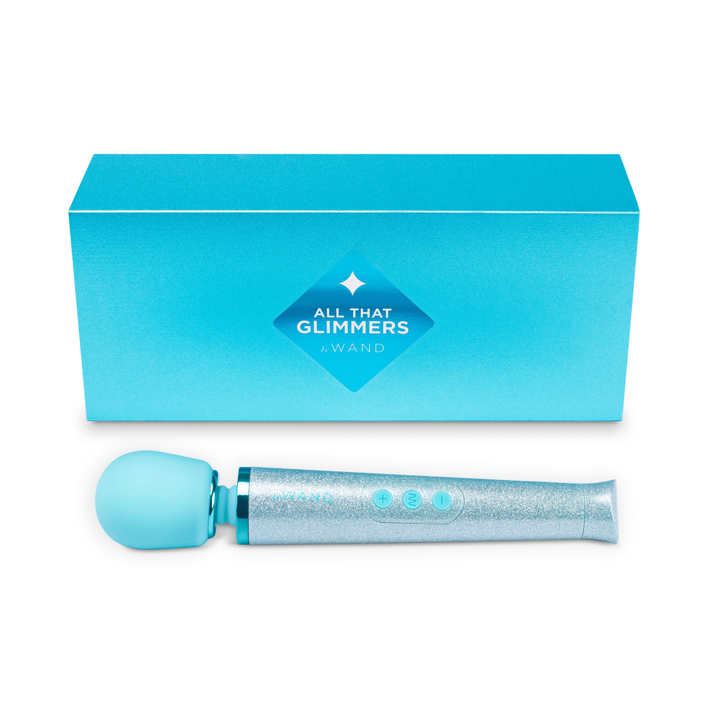 Le Wand – Petite All That Glimmers Wand Vibrator – Blauw