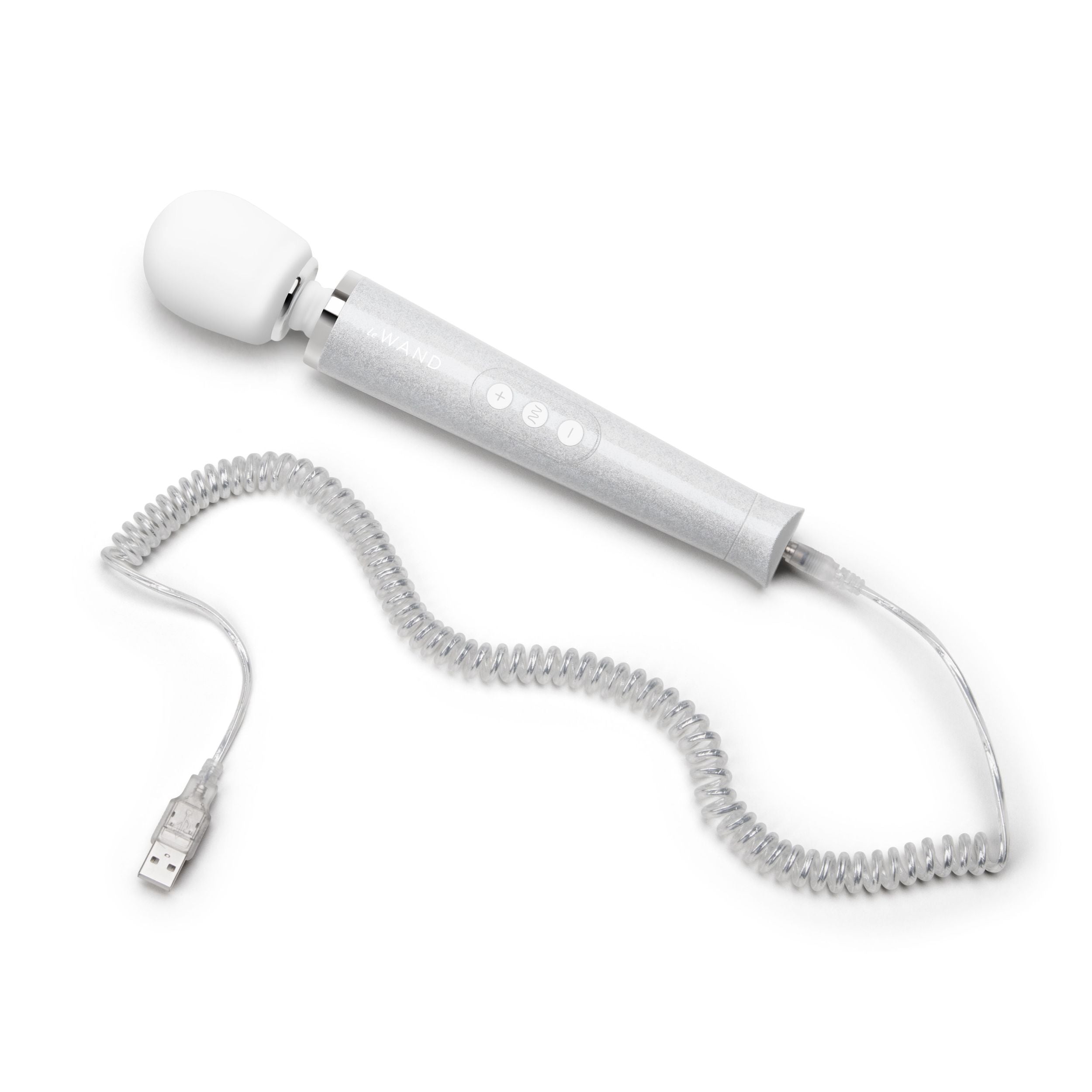 LE WAND – Petite All That Glimmers Wand Vibrator – Wit