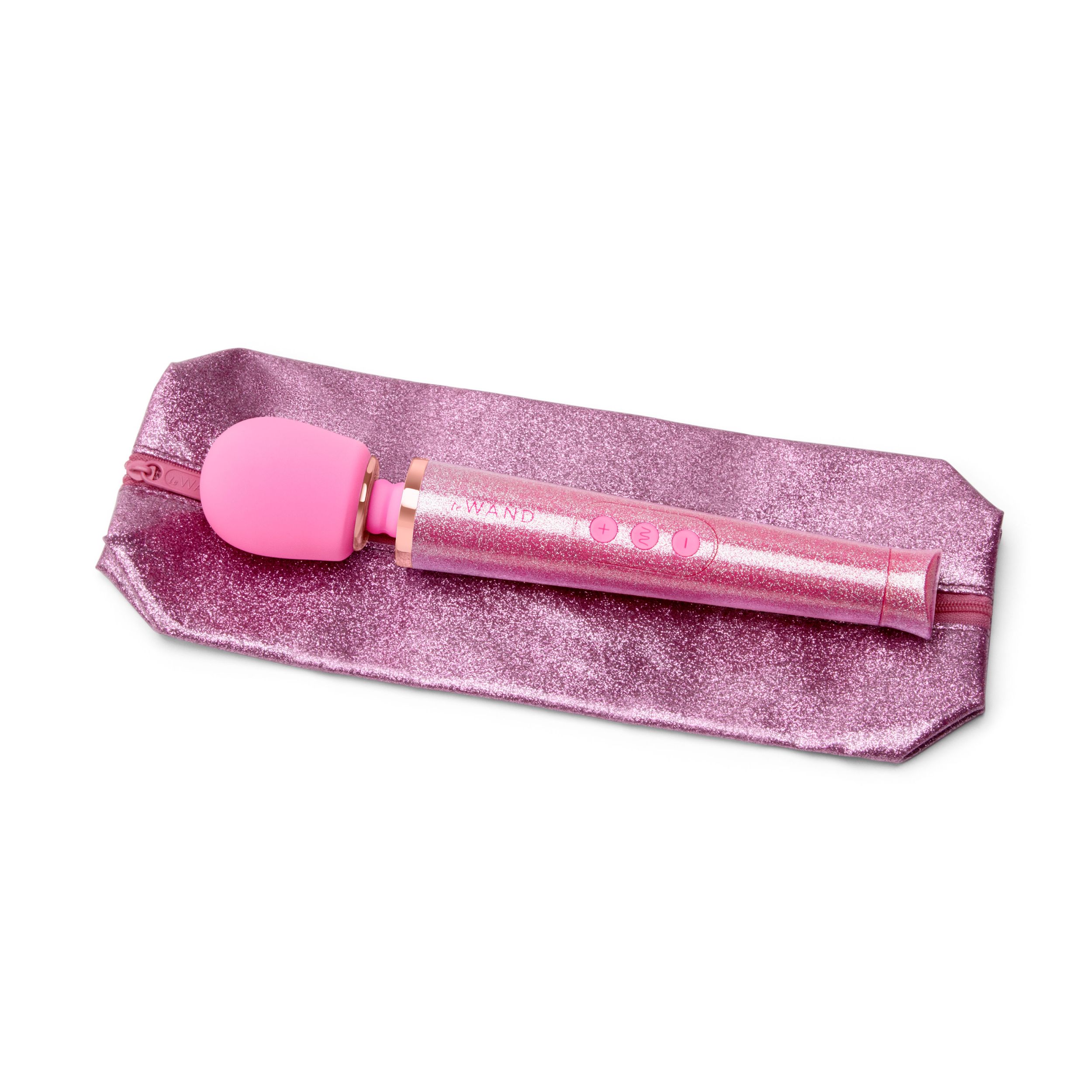 LE WAND – Petite All That Glimmers Wand Vibrator – Roze
