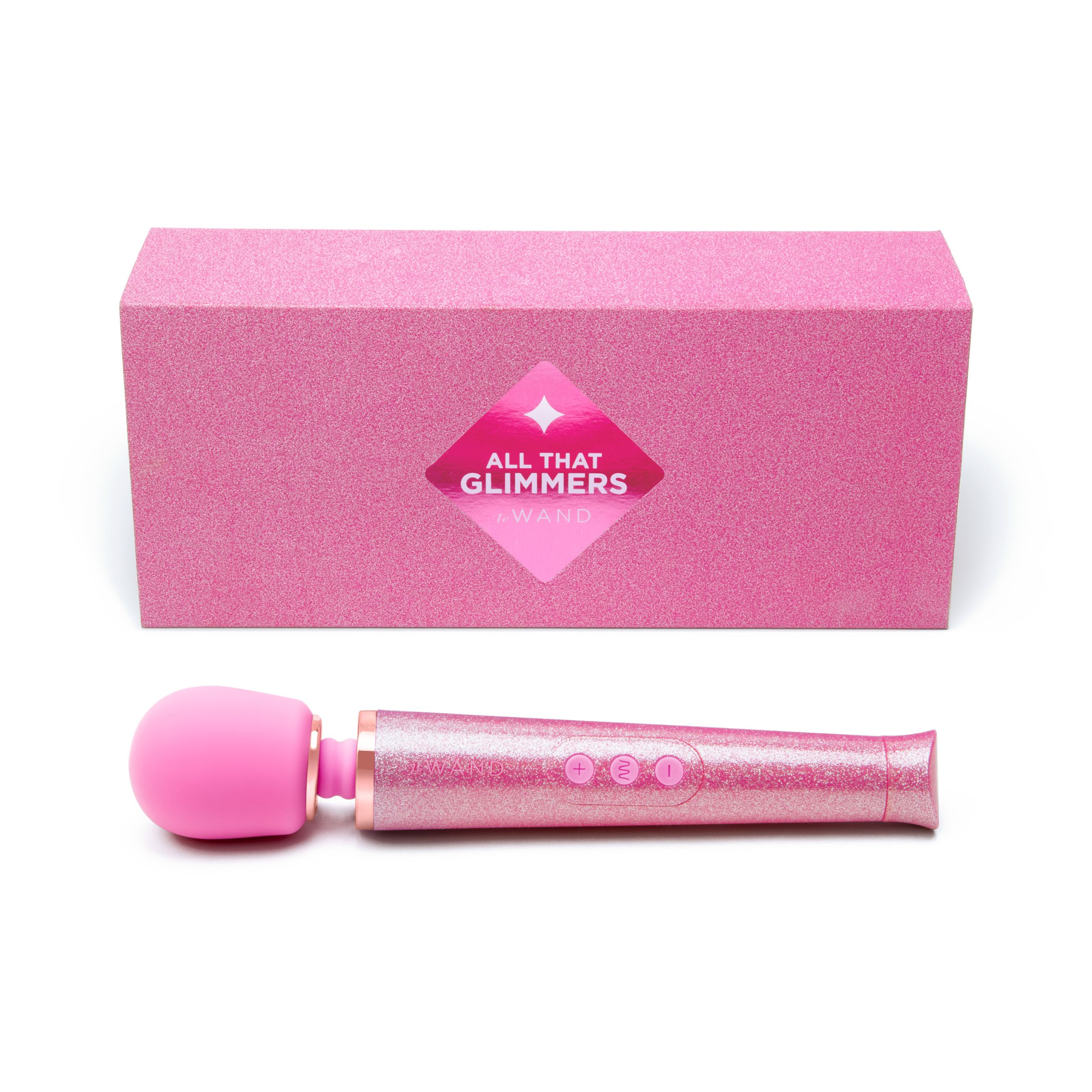 LE WAND – Petite All That Glimmers Wand Vibrator – Roze