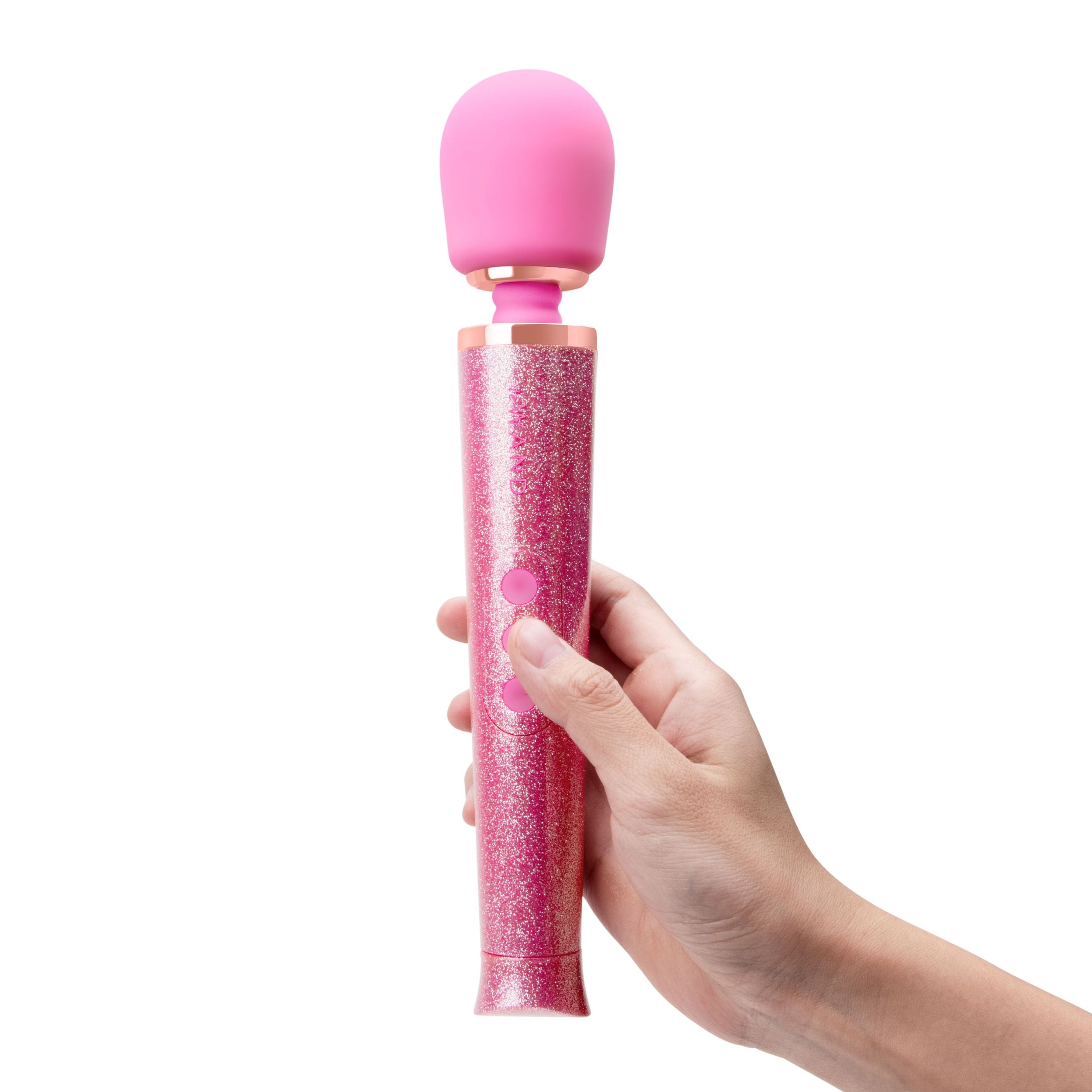 LE WAND – Petite All That Glimmers Wand Vibrator – Roze