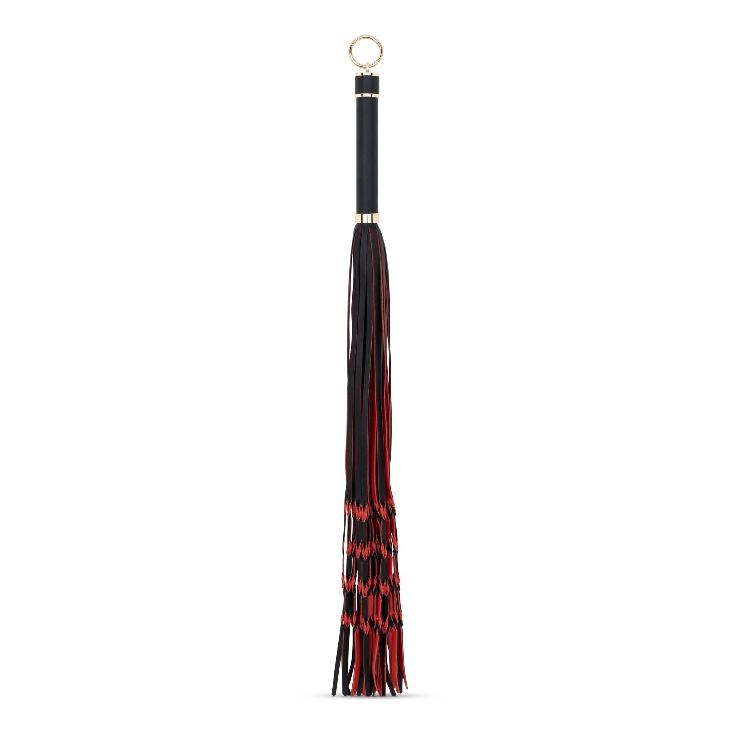 Fetish Collection - Flogger 64 cm - Rood en Zwart