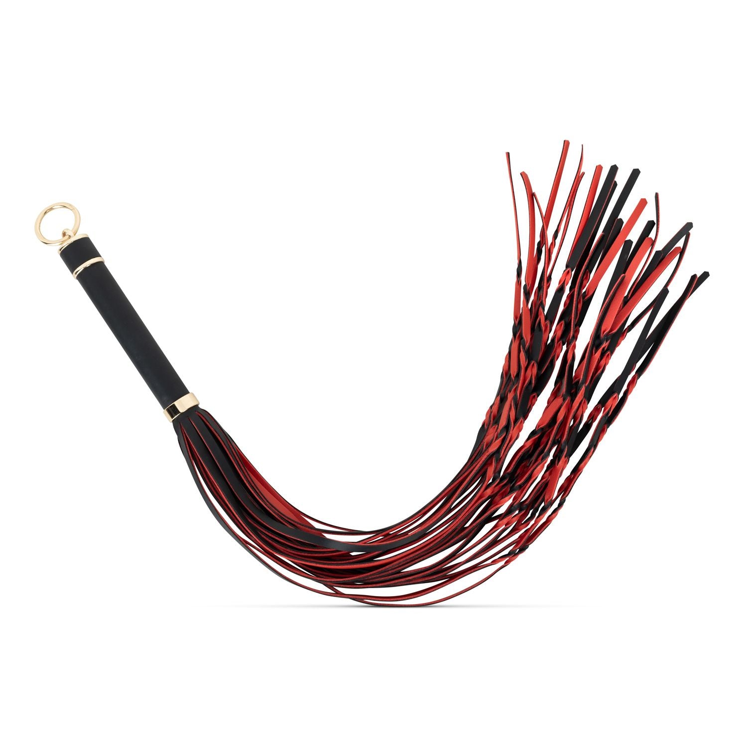 Fetish Collection - Flogger 64 cm - Rood en Zwart