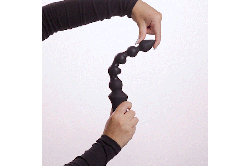 Nexus - Bendz Vibrerende Anale Ketting - Zwart