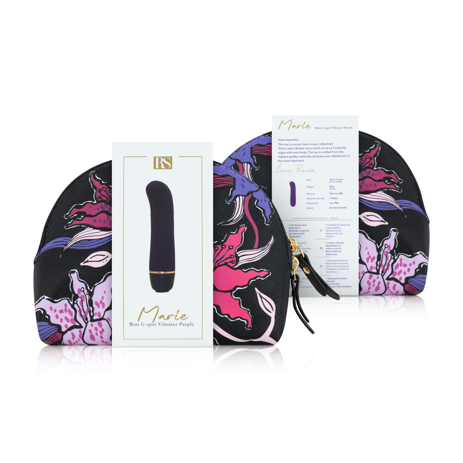 RS - Essentials - Mini G Floral G-Spot Vibrator - Paars