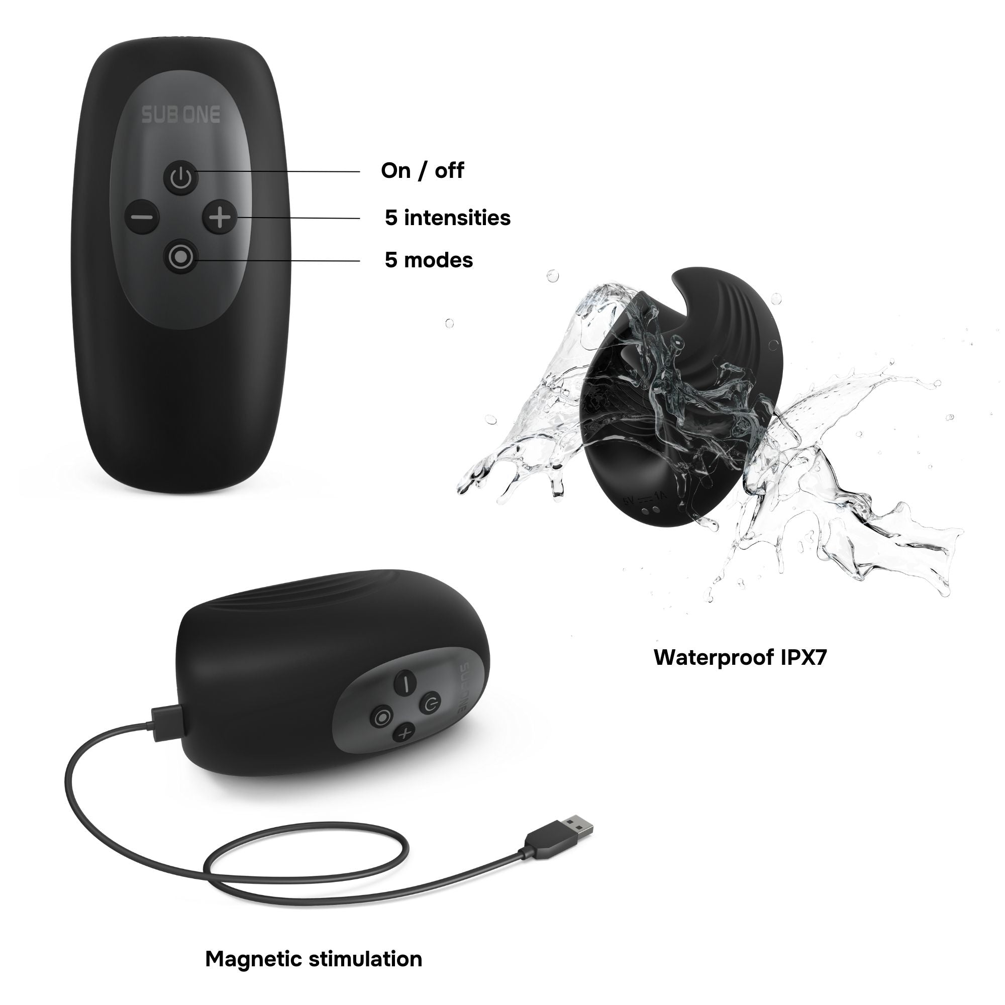 Man.Wand – SUB ONE Stimulator – Infinite Black