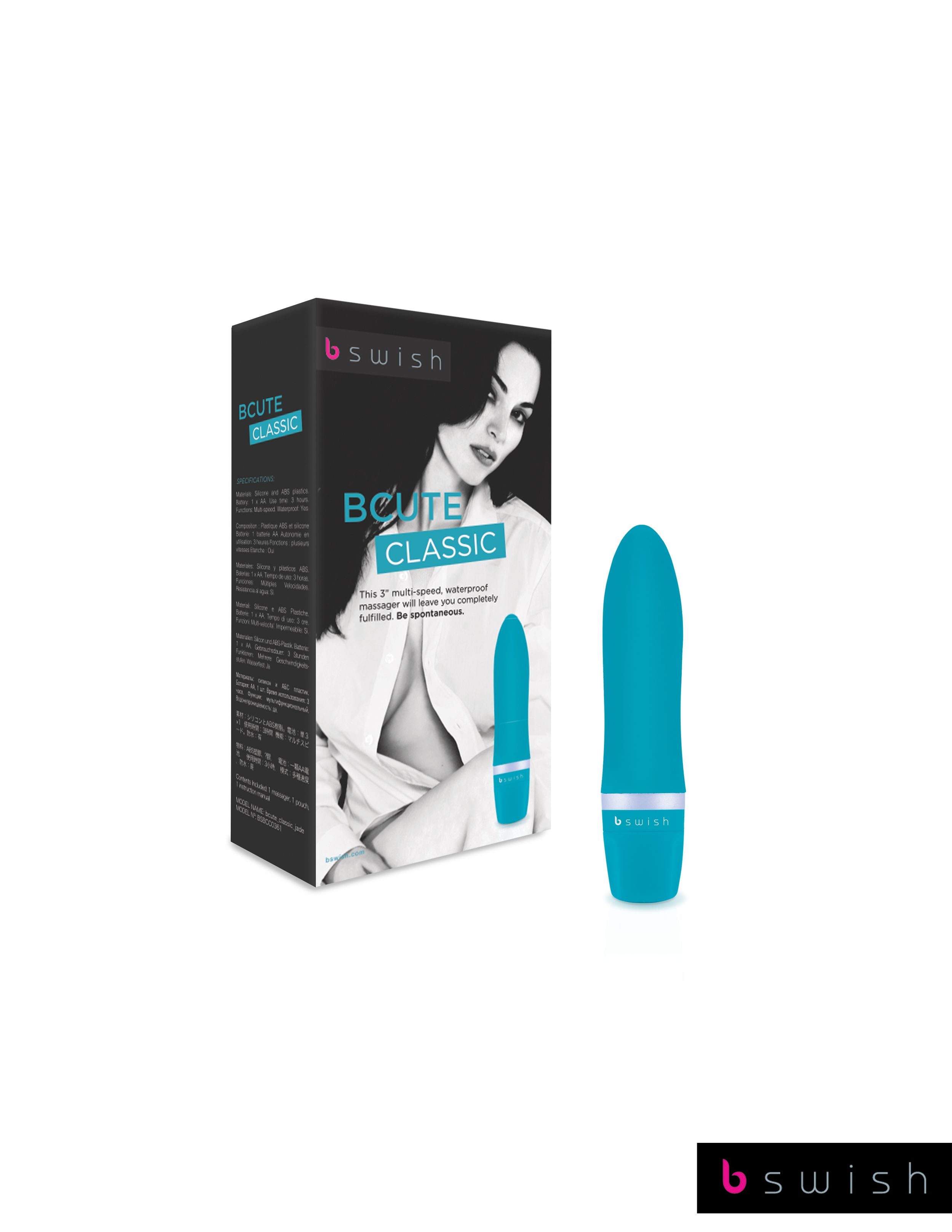 B Swish – BCUTE CLASSIC Vibrator – Turquoise