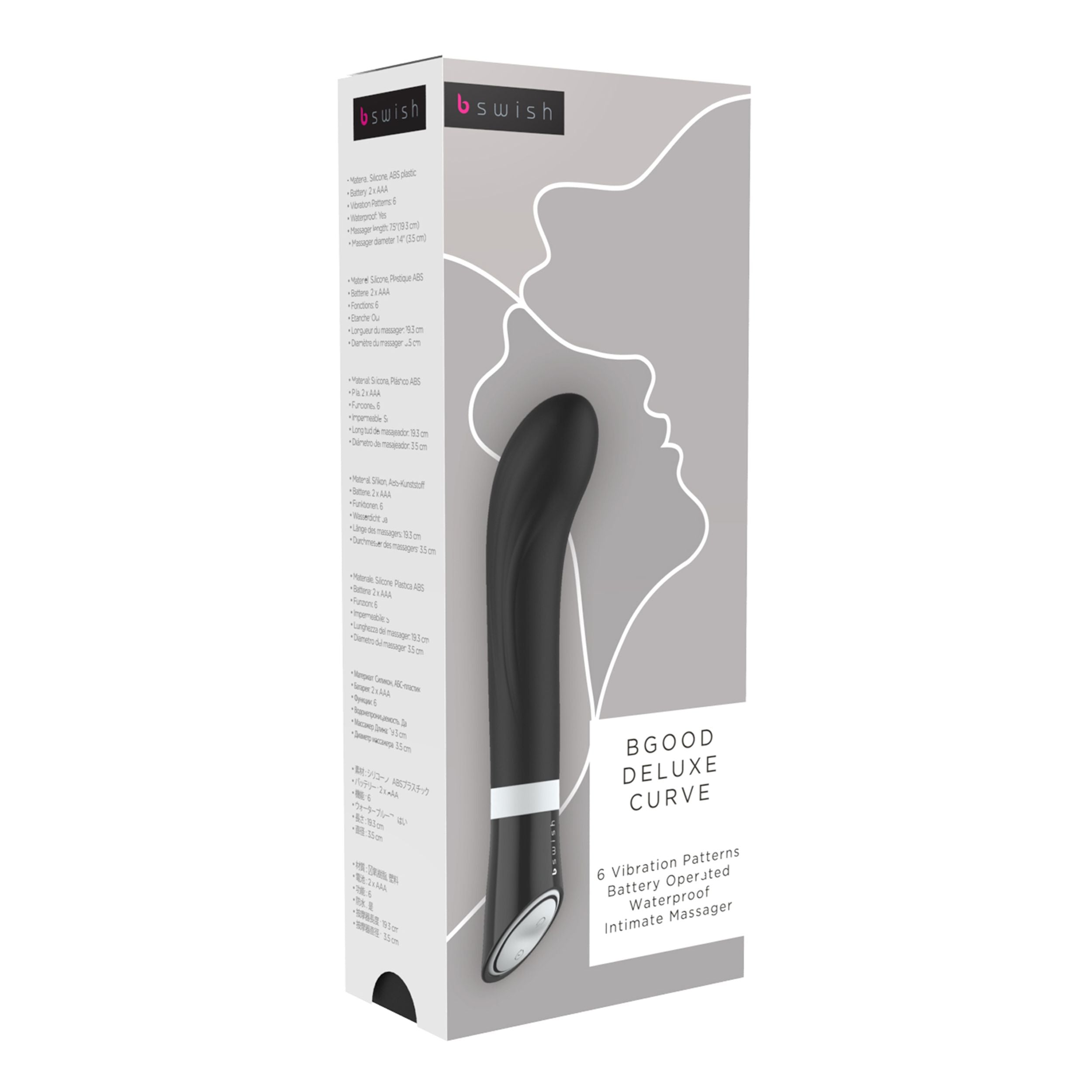 B Swish – BGOOD DELUXE CURVE G-Spot Vibrator – Zwart