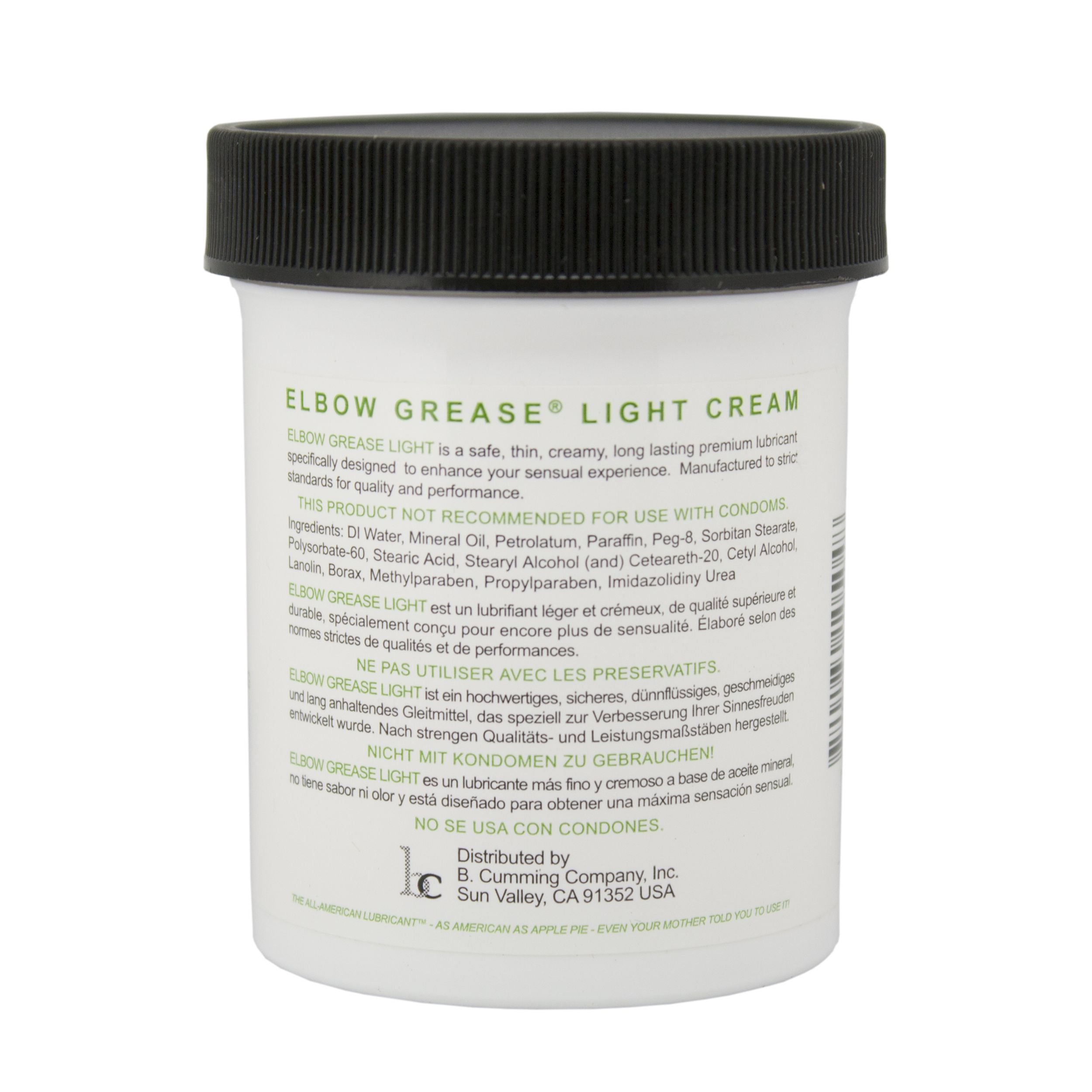 Elbow Grease – LIGHT CREAM Glijcrème – 118 ml