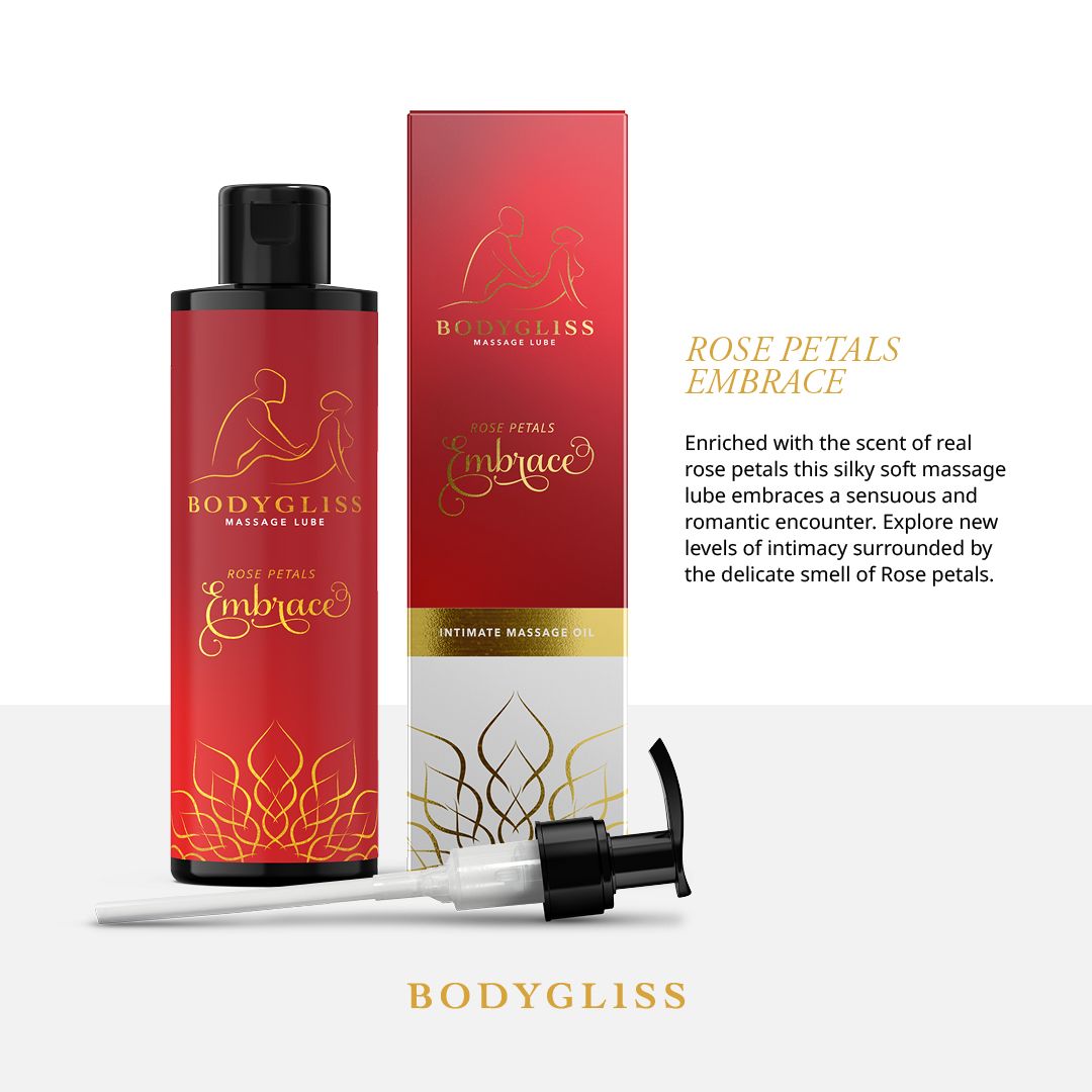 BodyGliss - Massageolie en Glijmiddel in 1 Rozenblaadjes -150 ml