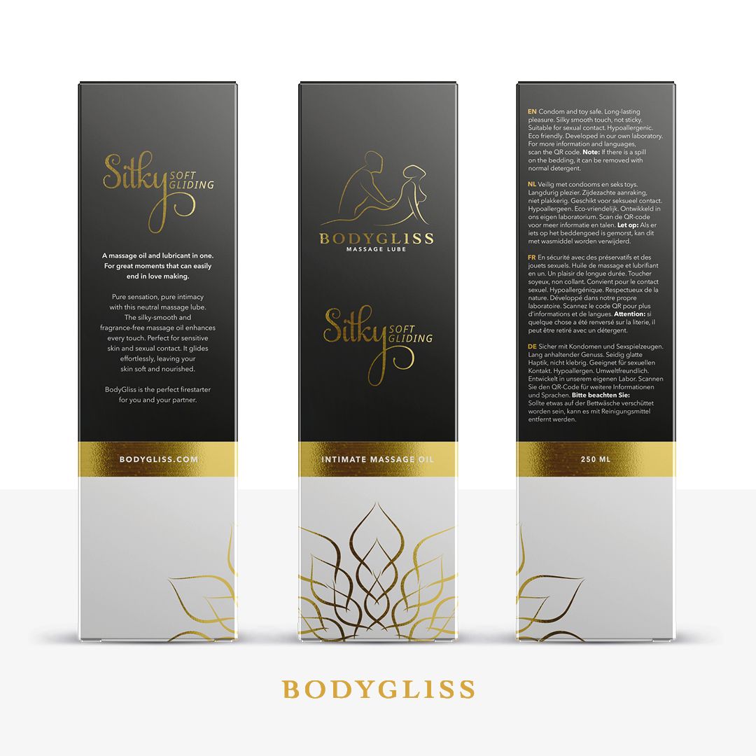 BodyGliss - Erotische collectie Zijdezacht Glijdend Puur - 150 ml