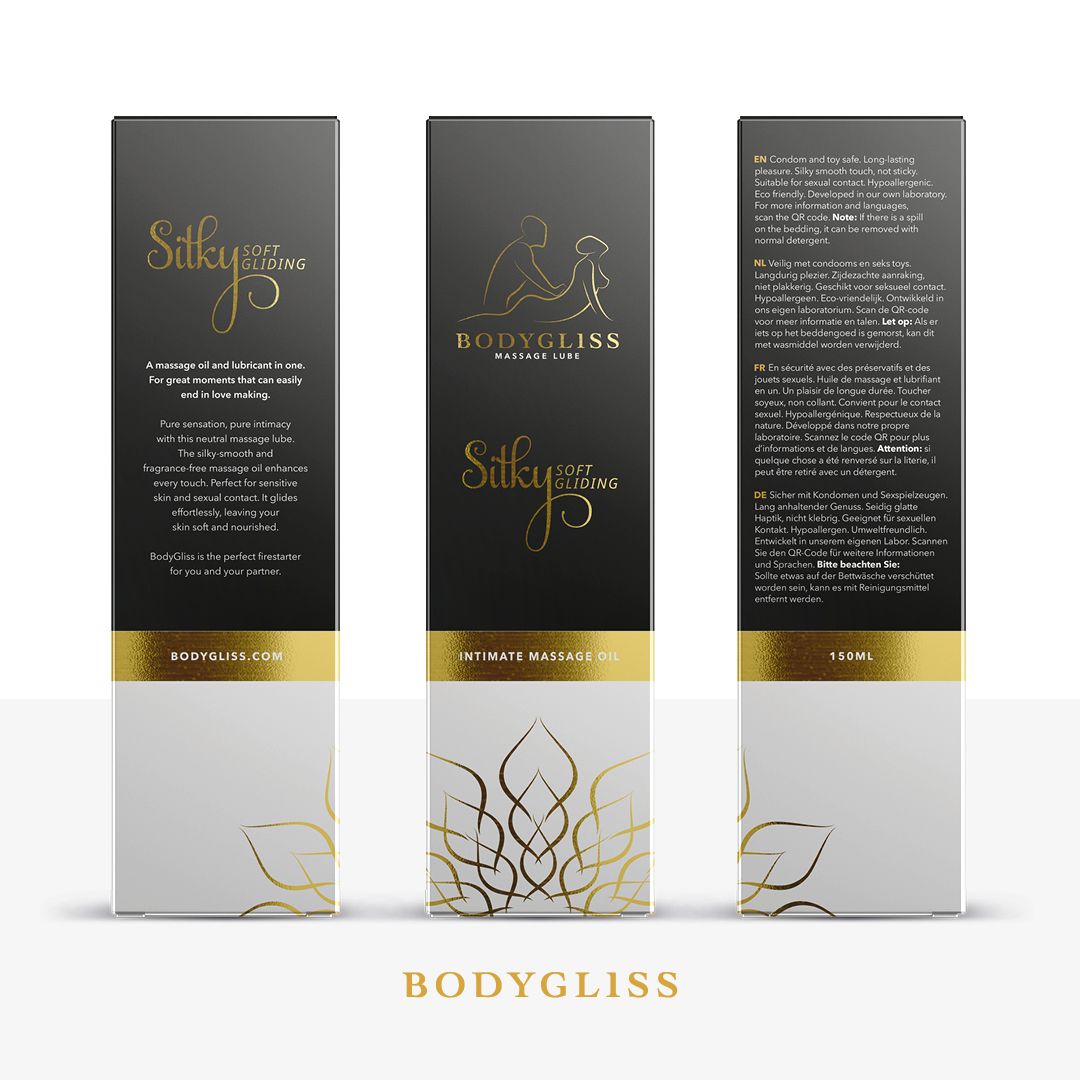 BodyGliss - Erotische collectie Zijdezacht Glijdend Puur - 250 ml