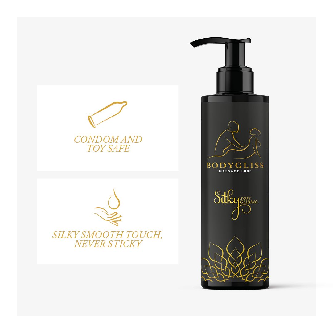 BodyGliss - Erotische collectie Zijdezacht Glijdend Puur - 250 ml
