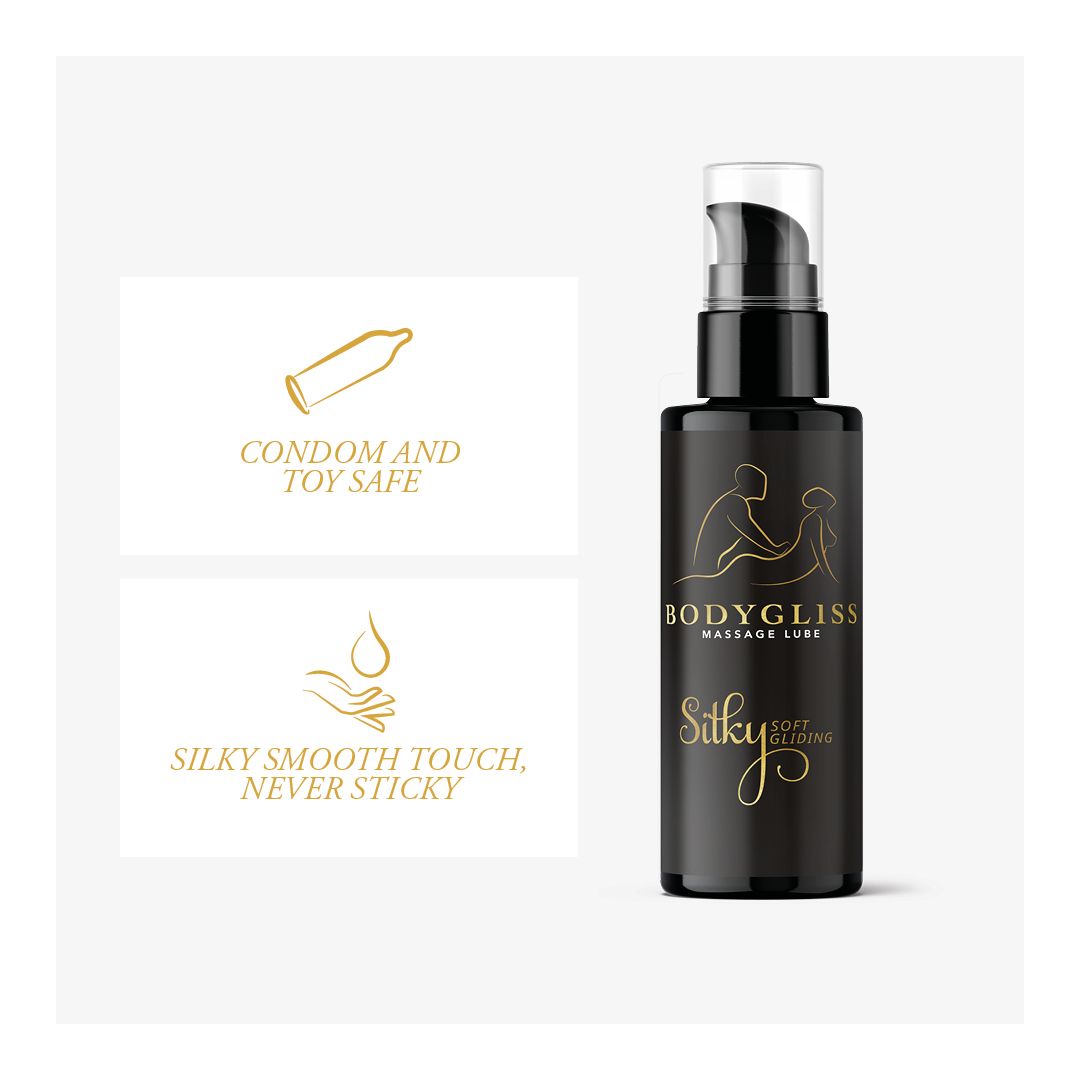BodyGliss - Erotische collectie Zijdezacht Glijdend Puur - 250 ml