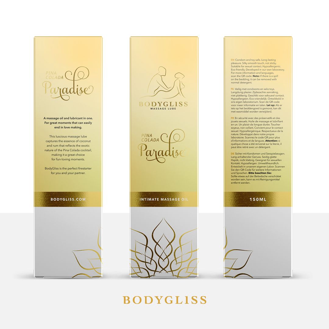 BodyGliss - Massageolie en Glijmiddel in 1 Pina Colada - 150 ml