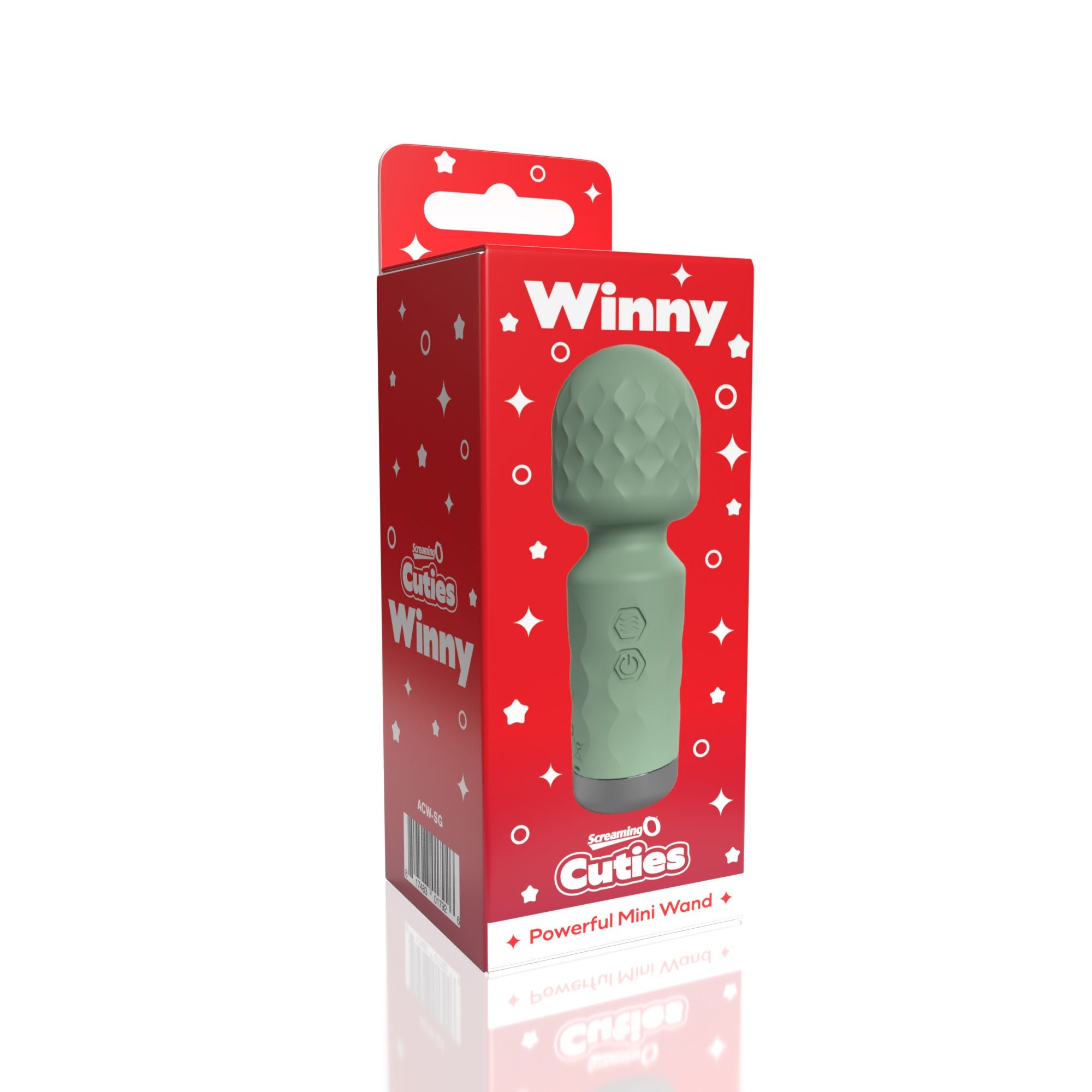 Screaming O – Cuties Winny Mini Wand Vibrator – Groen