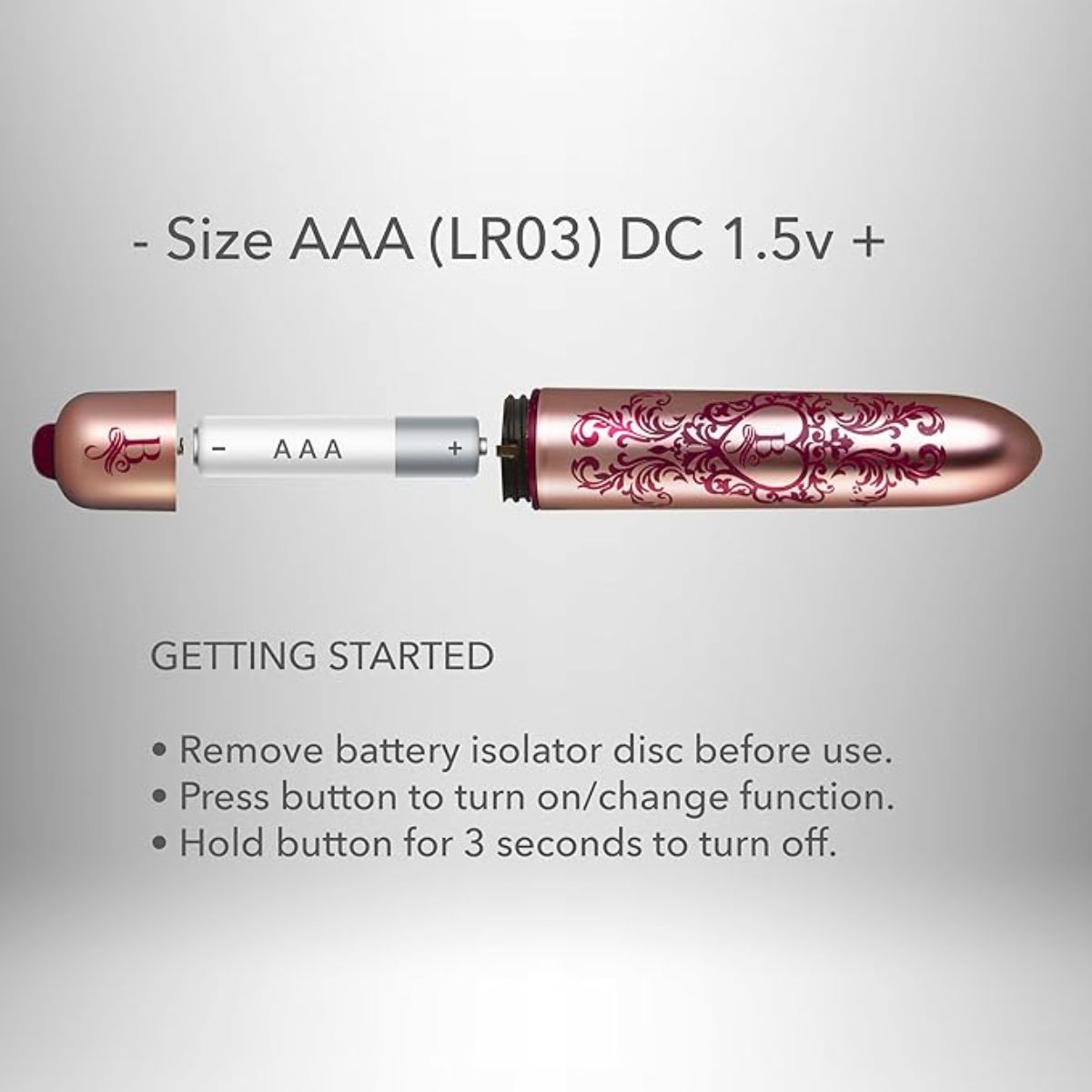 Rocks Off – Boudoir Bullets RO-90 – Roze
