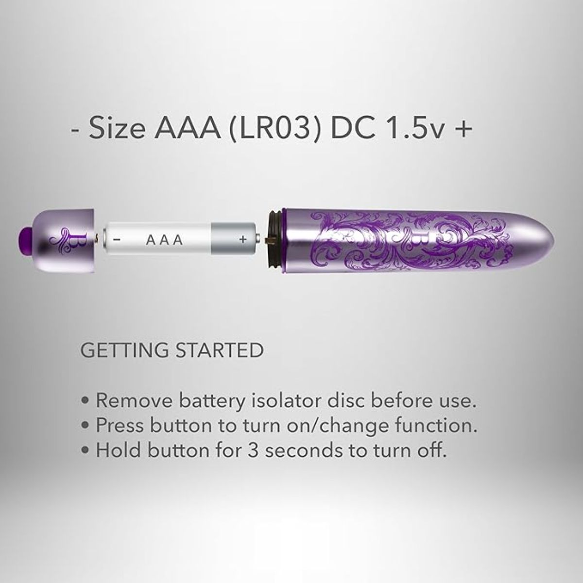 Rocks Off – Boudoir Bullets RO-90 – Lila