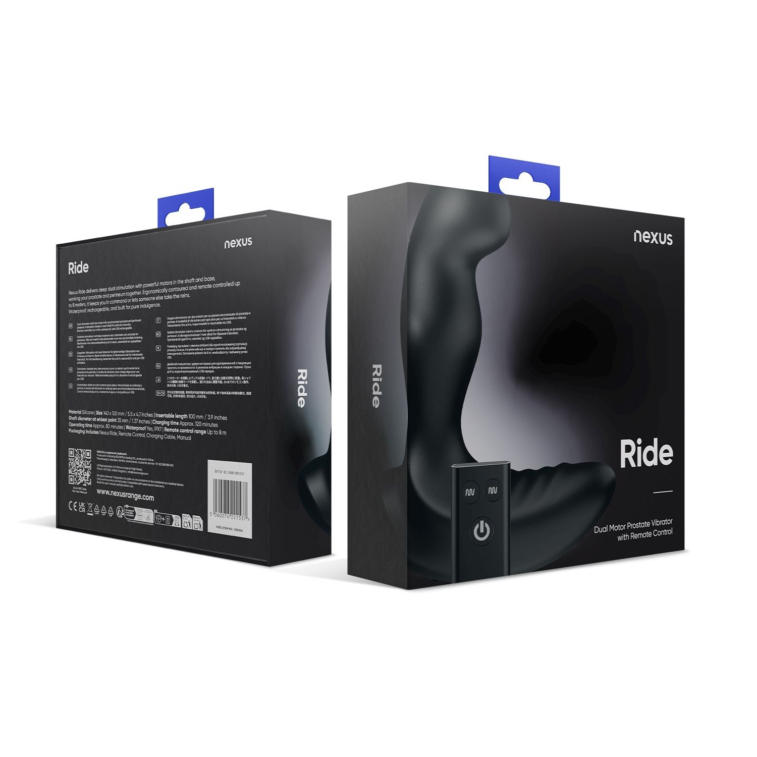 Nexus - Ride Prostaat Vibrator Dubbele Motor Met Afstandsbediening