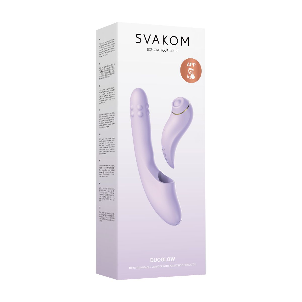 Svakom – DuoGlow App Controlled Vibrator – Paars
