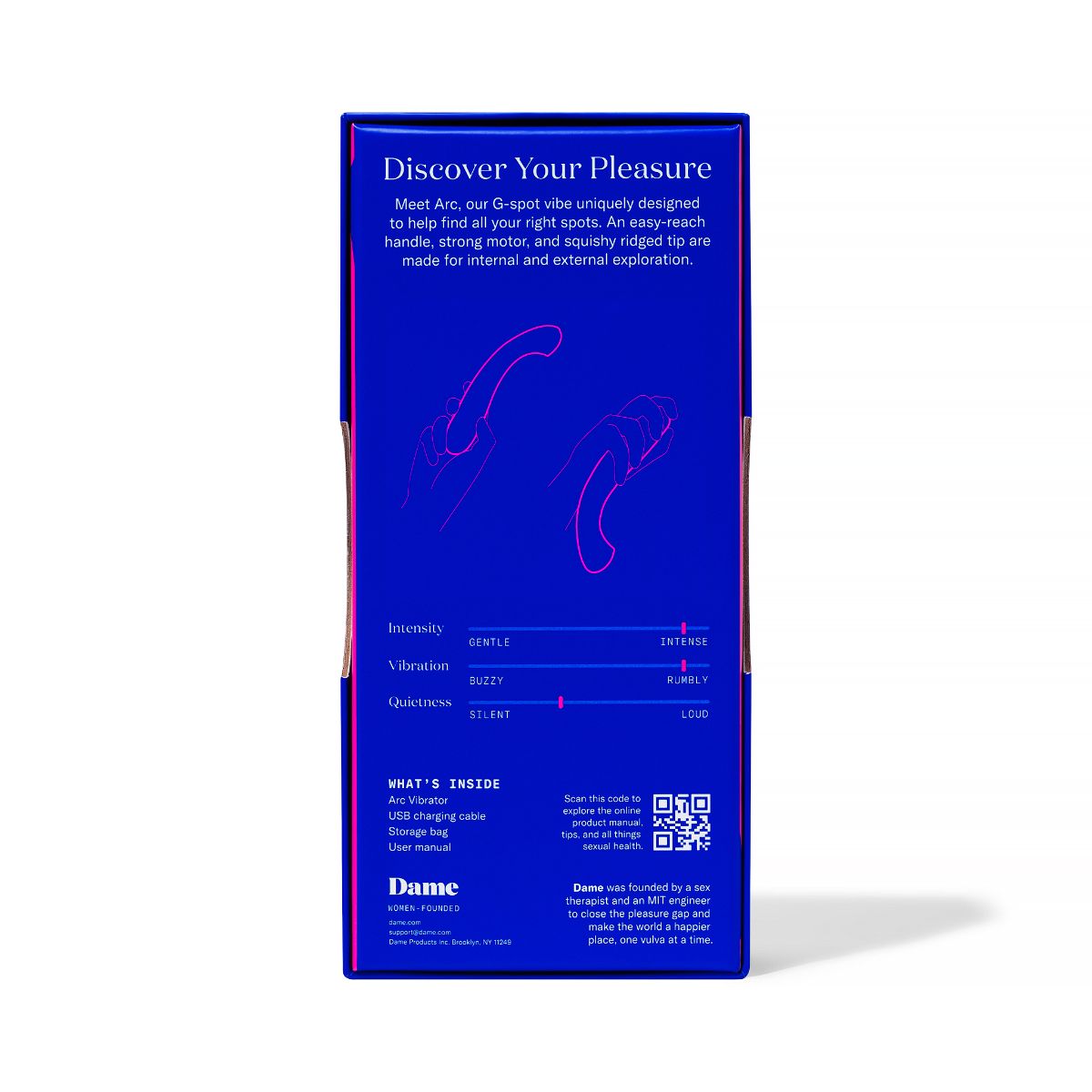 Dame - Arc G-Spot Vibrator - Paars