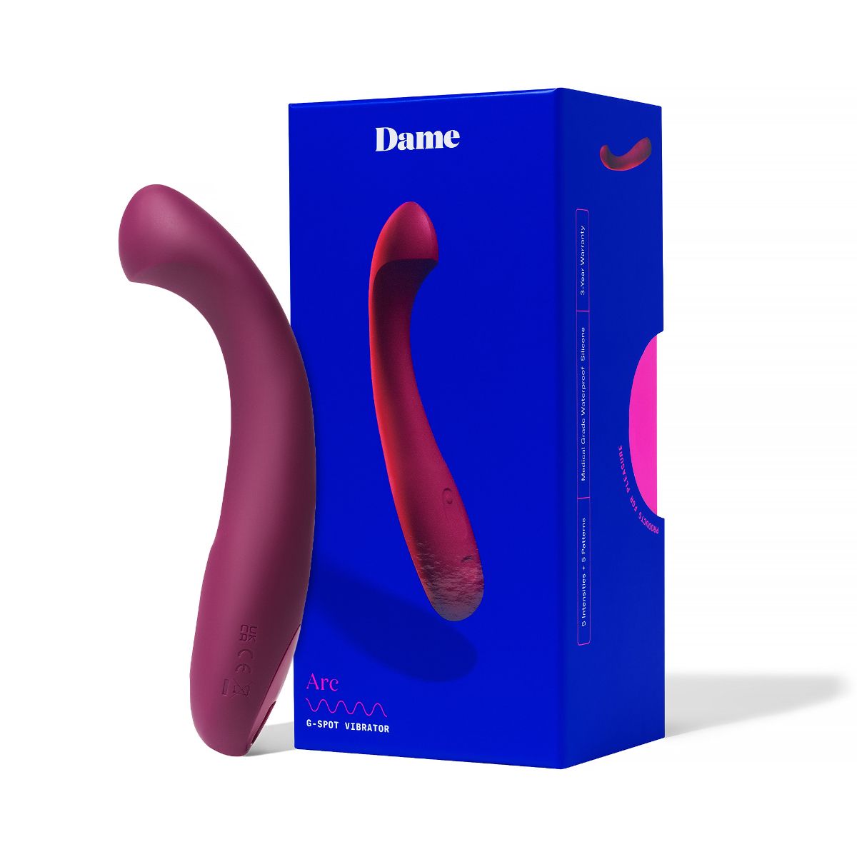 Dame - Arc G-Spot Vibrator - Paars