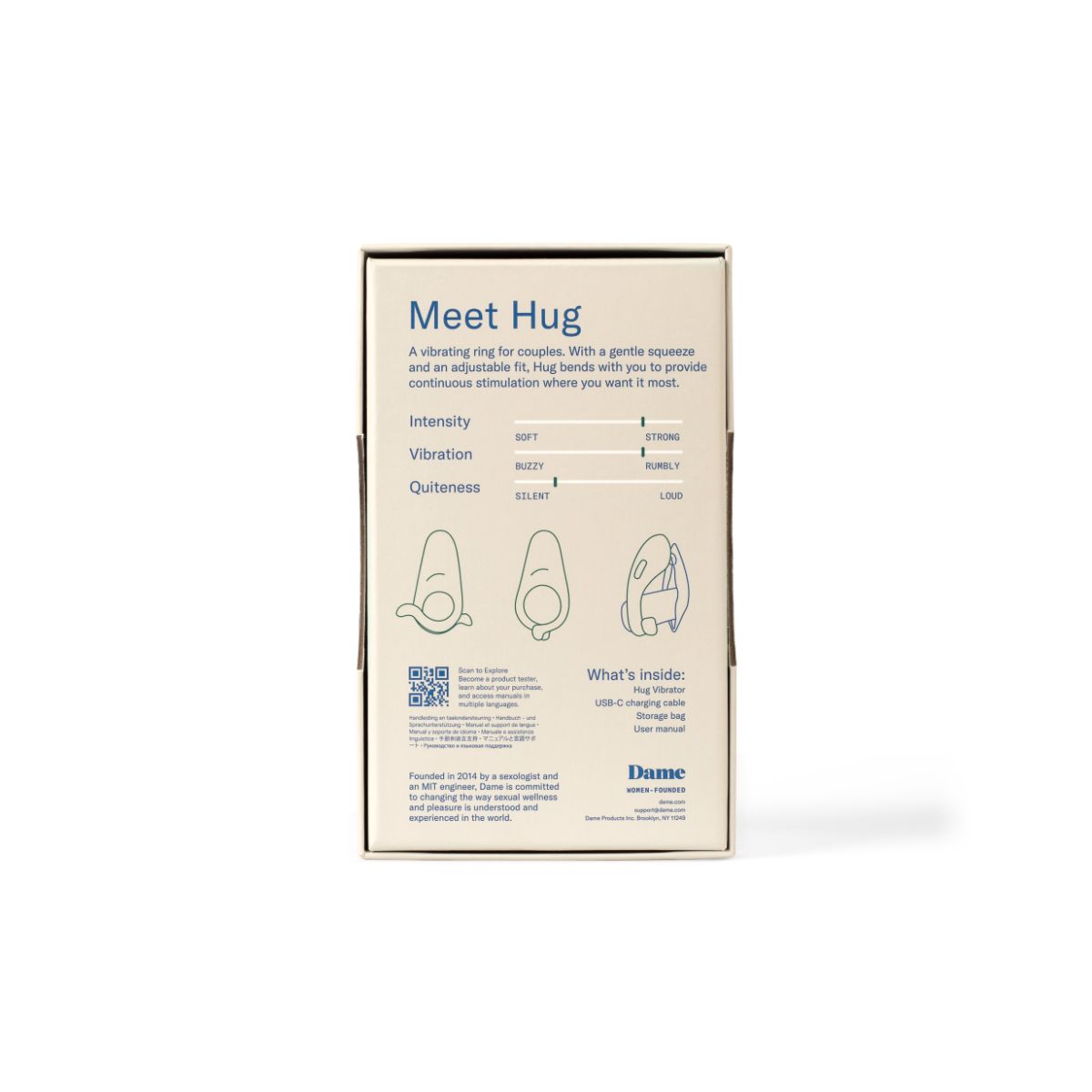 Dame - Hug Verstelbare Cock Ring - Fir