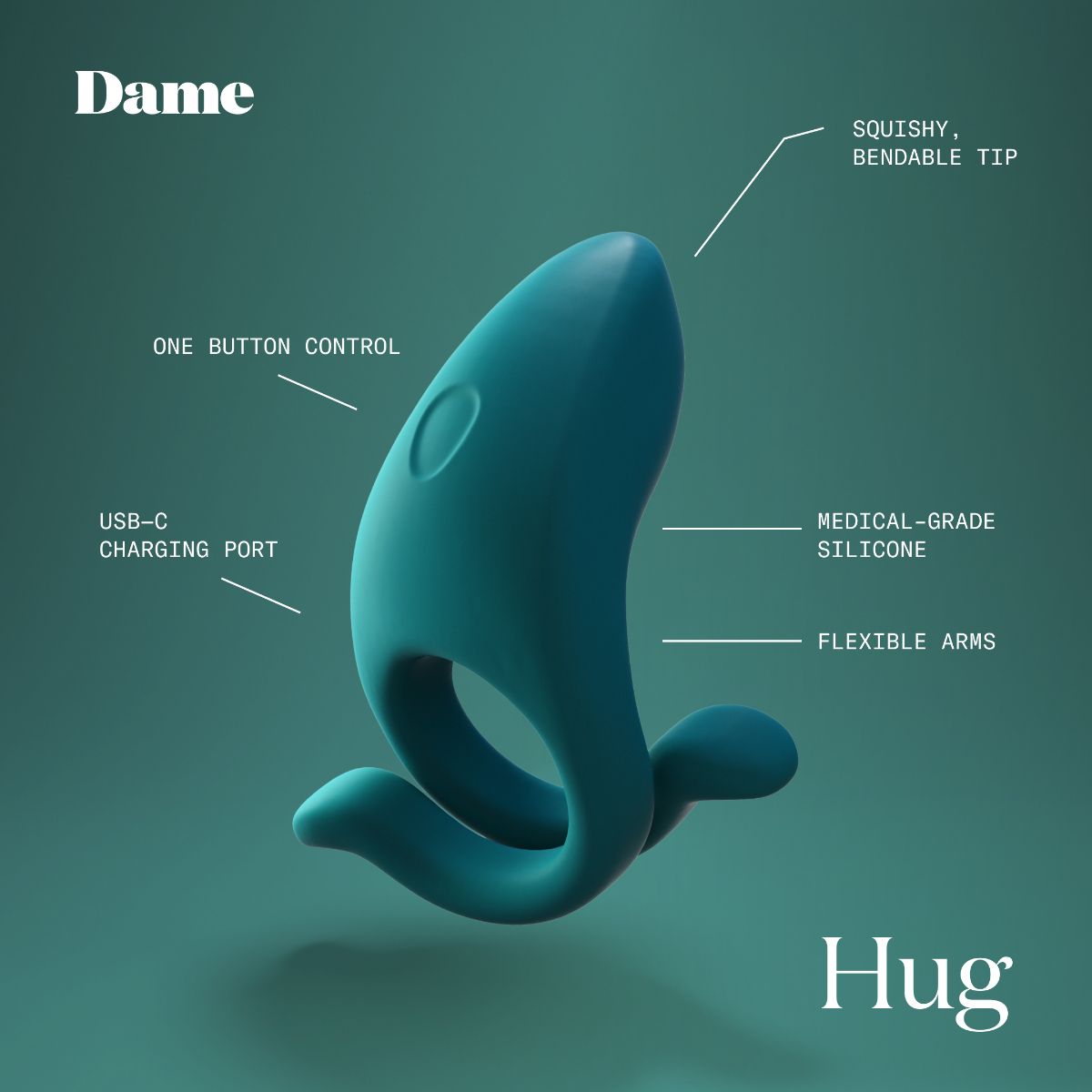Dame - Hug Verstelbare Cock Ring - Fir