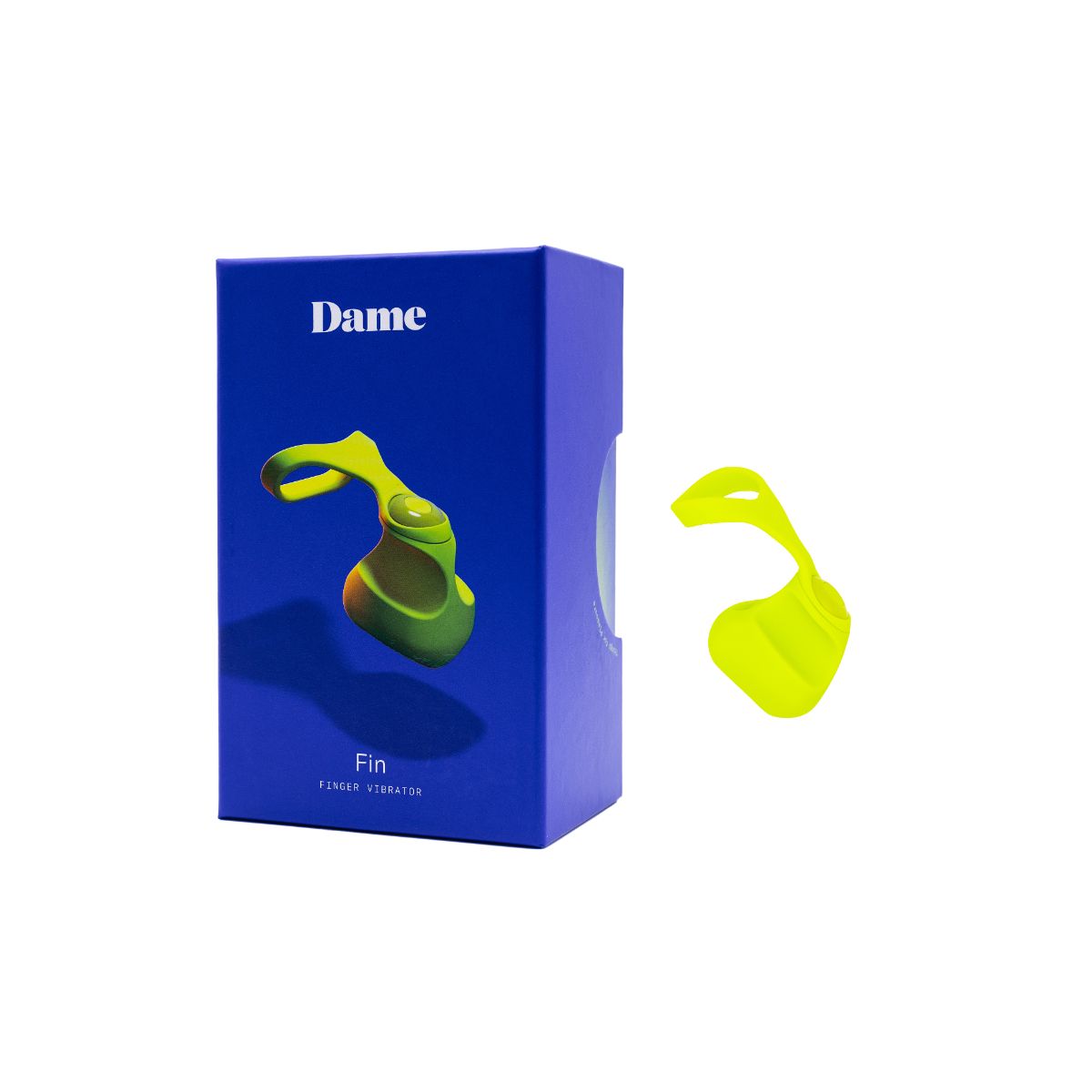 Dame - Fin Finger Vibrator Citrus