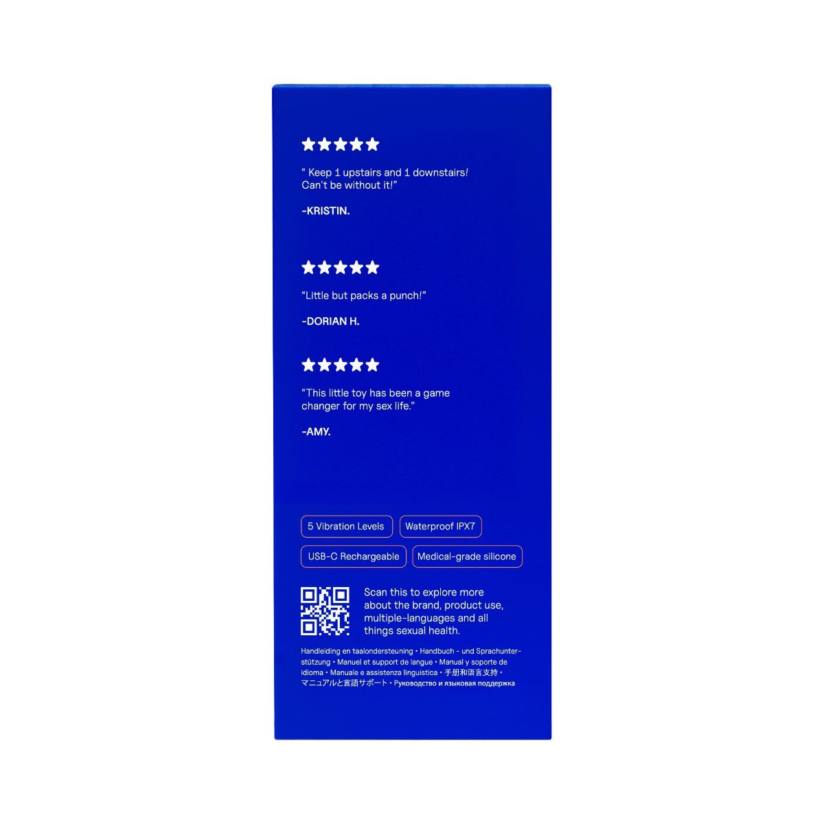 Dame - Fin 2.0 Vinger Vibrator - Citrus