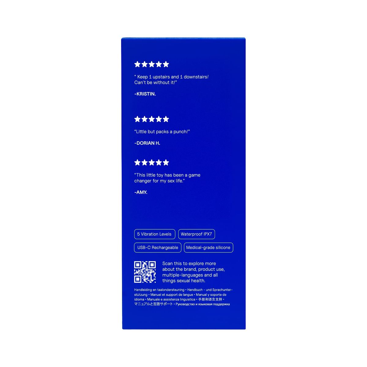 Dame - Fin 2.0 Vinger Vibrator - Quartz