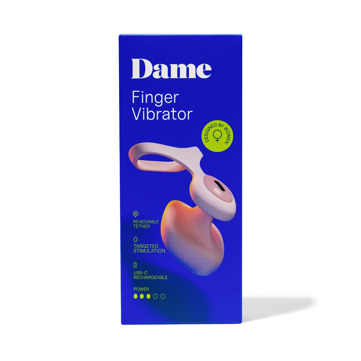 Dame - Fin 2.0 Vinger Vibrator - Quartz