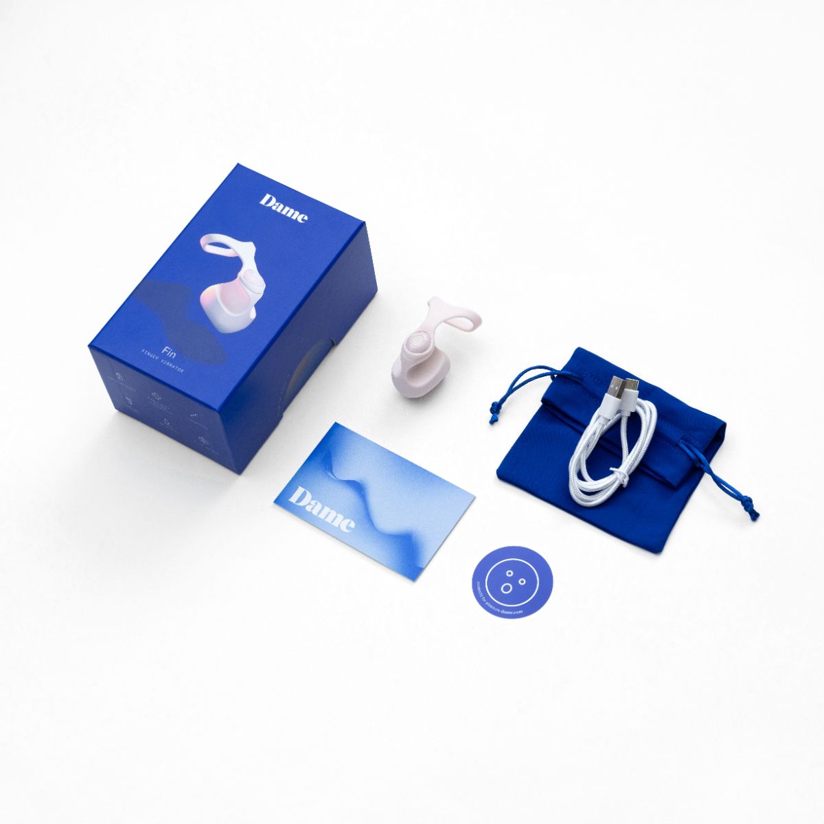 Dame - Fin Vinger Vibrator Quartz