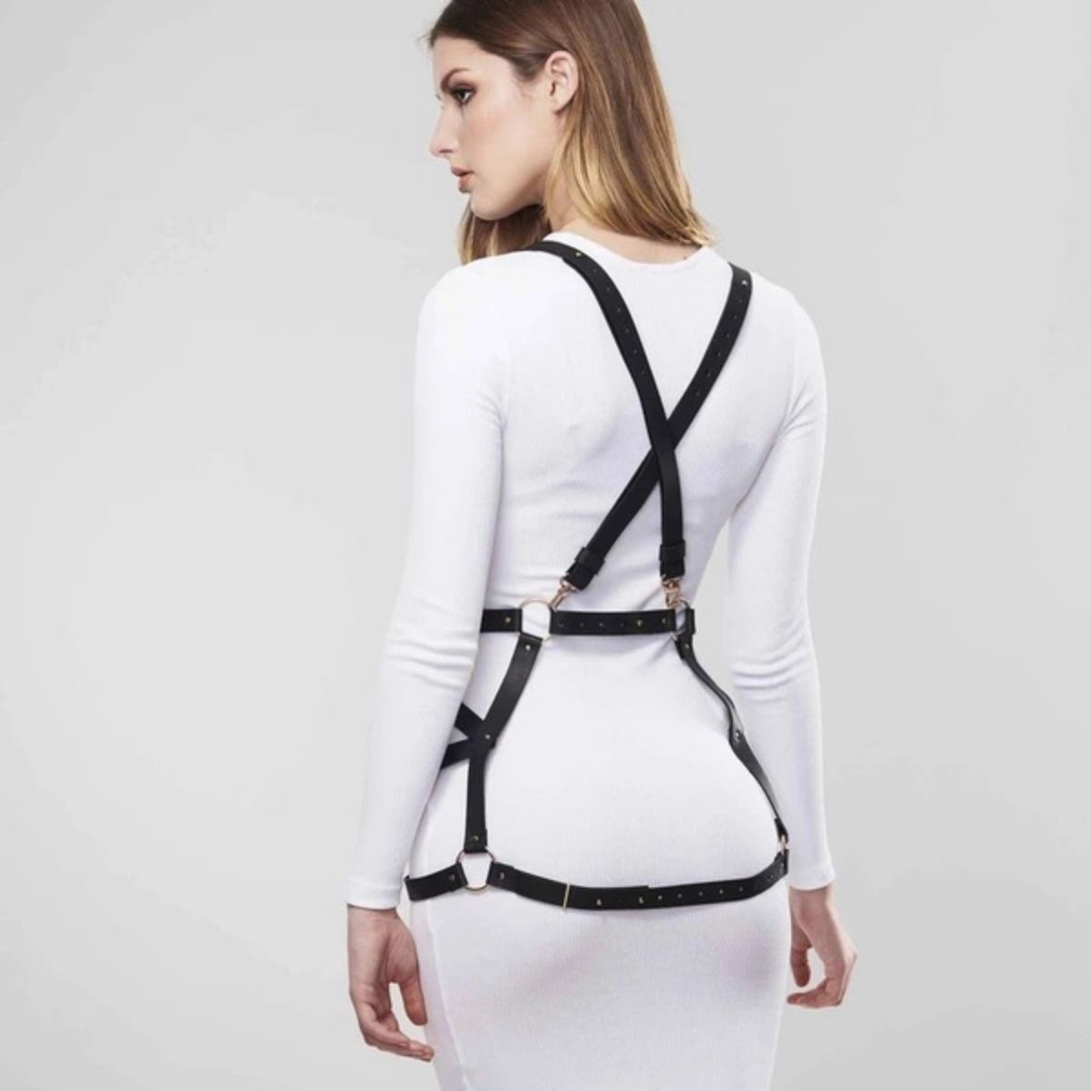 Bijoux Indiscrets - Maze Arrow Dress Harness Zwart