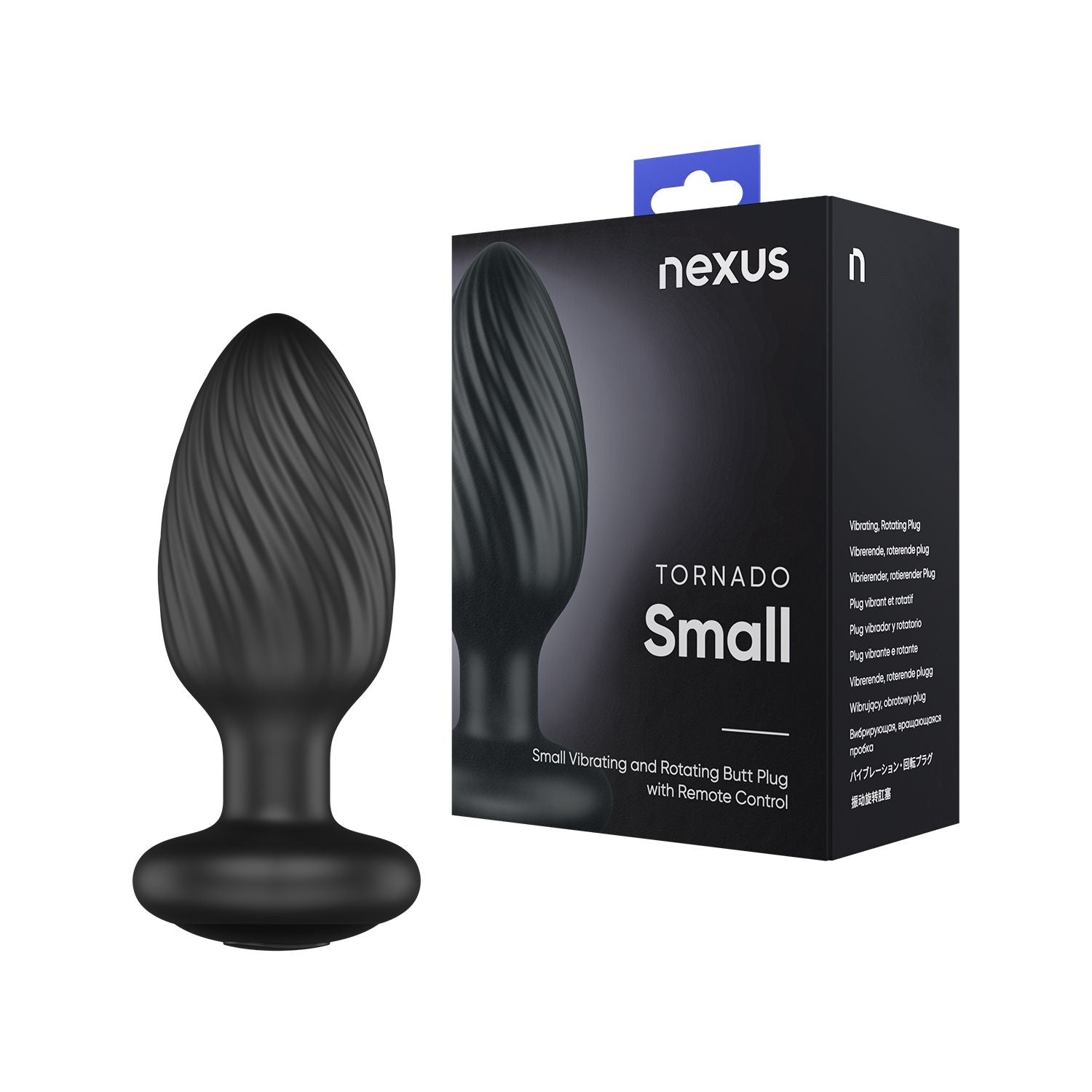 Nexus - Tornado Roterende Buttplug - Zwart