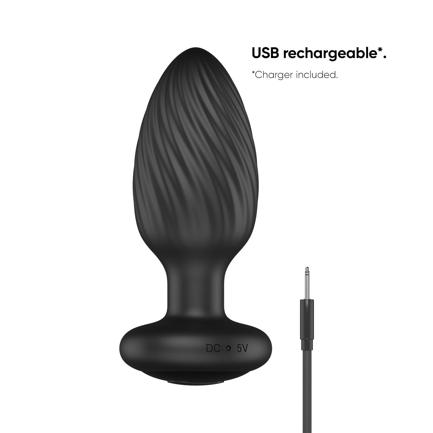 Nexus - Tornado Roterende Buttplug - Zwart